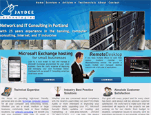 Tablet Screenshot of jaydeetech.com